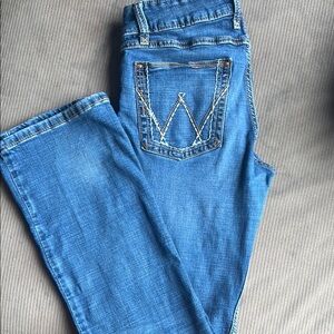 Wrangler Blue Boot Cut Jeans with Classic Design